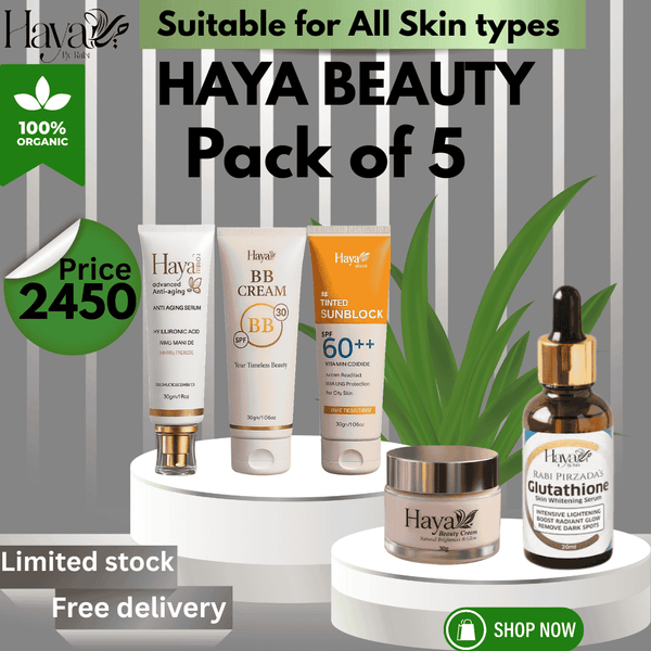 ✨ Haya Beauty – Pack of 5 (Limited Time Deal)