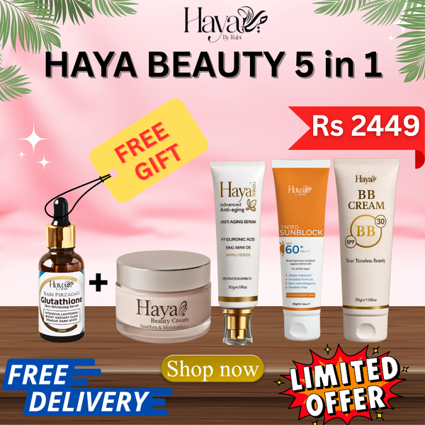 A Haya Beauty 5-in-1 Kit – Glow Up with Confidence